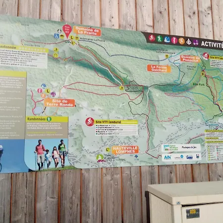 Indépendant 40m² Avec Jardin Privé Séjour chez l'habitant Hauteville-Lompnes